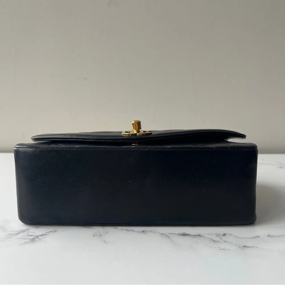 Chanel Black Quilted Shoulder Bag with Gold Accents - Picture 5 of 10